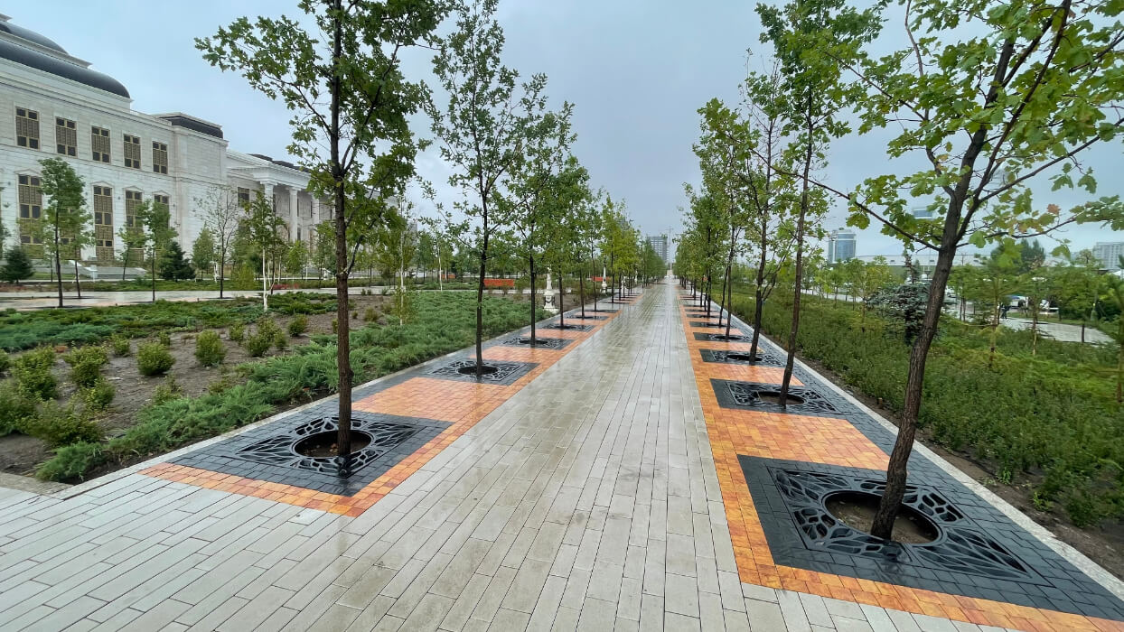 Приствольная решетка для дерева ZKING CRUST 1.2х1.2м Черная в Раменском фото