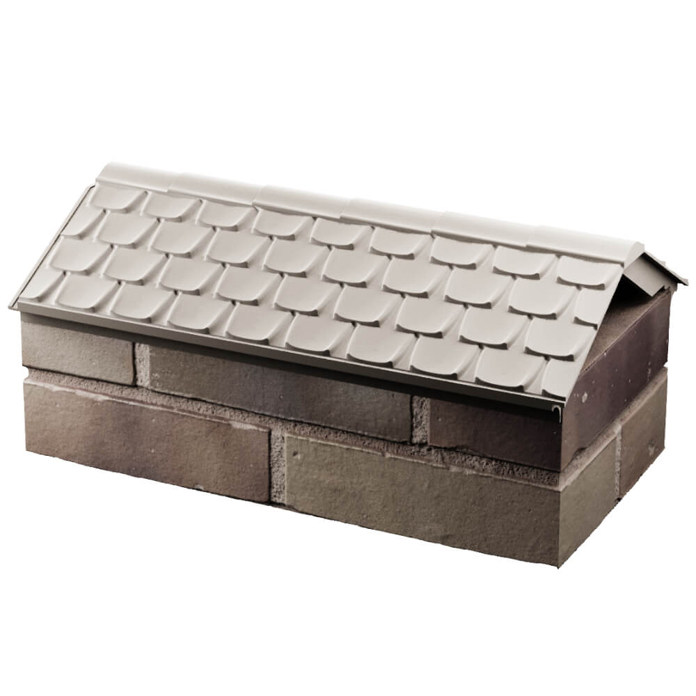 Парапет Zking Эльбрус Бежевый с посадкой на 1 кирпич (255мм) в Раменском фото