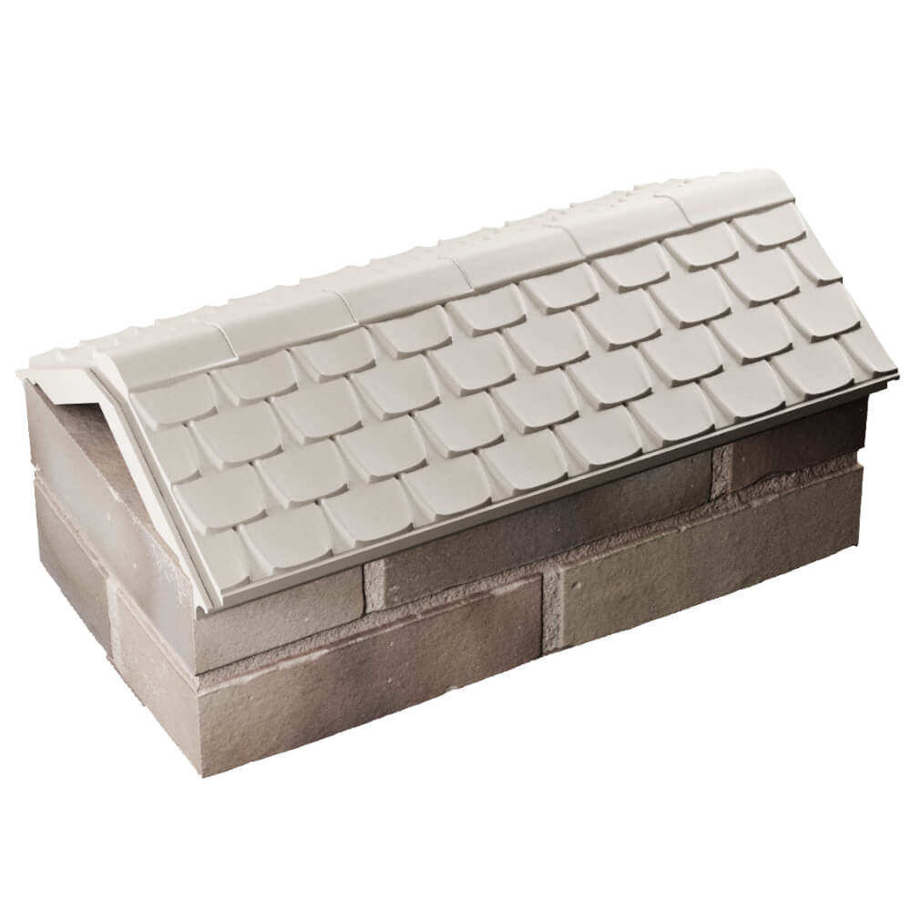 Парапет Zking Эльбрус Бежевый с посадкой на 1 кирпич (255мм) в Раменском фото