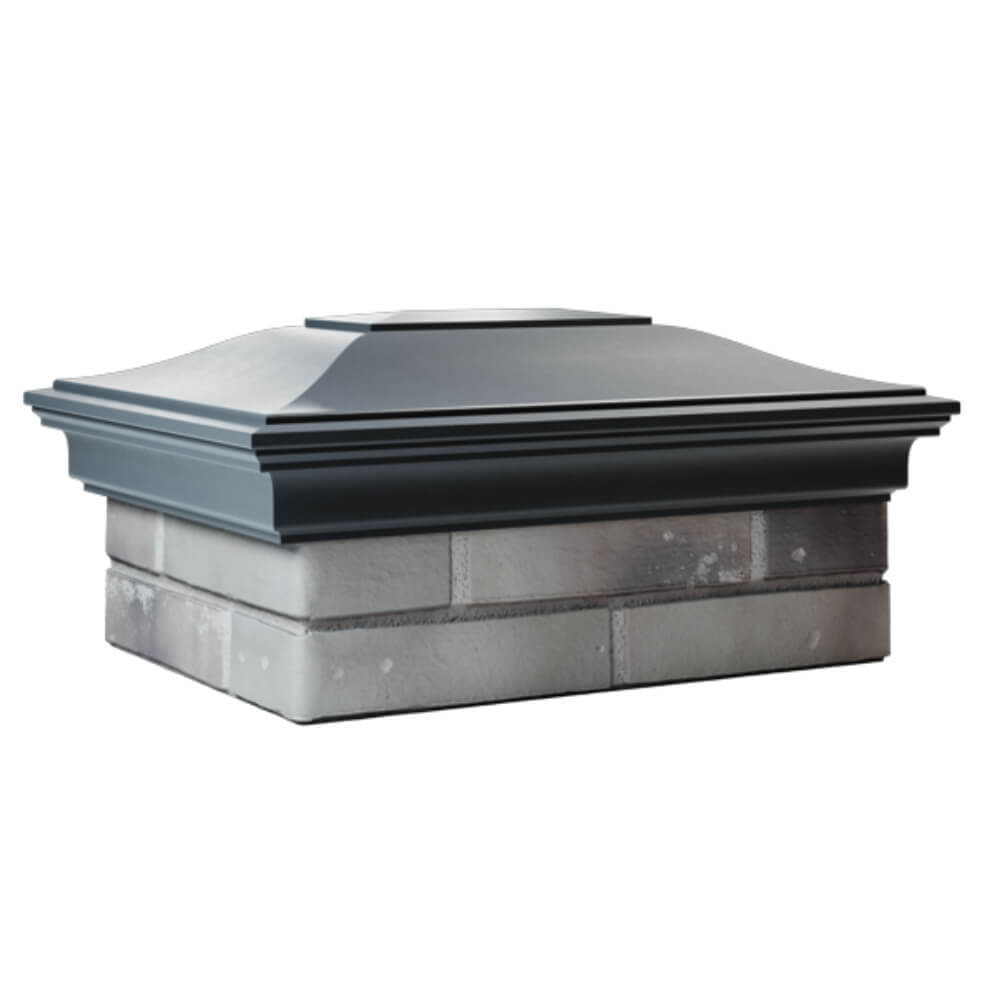 Колпак Zking Монблан Серый на столб 2х1.5 кирпича (515х385мм) в Раменском фото