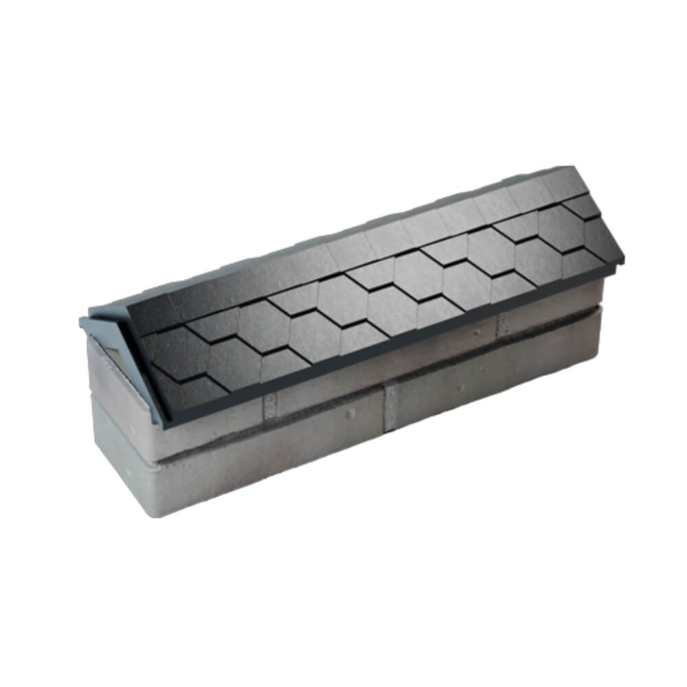 Парапет Zking Эверест Черный с посадкой на 0.5 кирпича (130мм) в Раменском фото