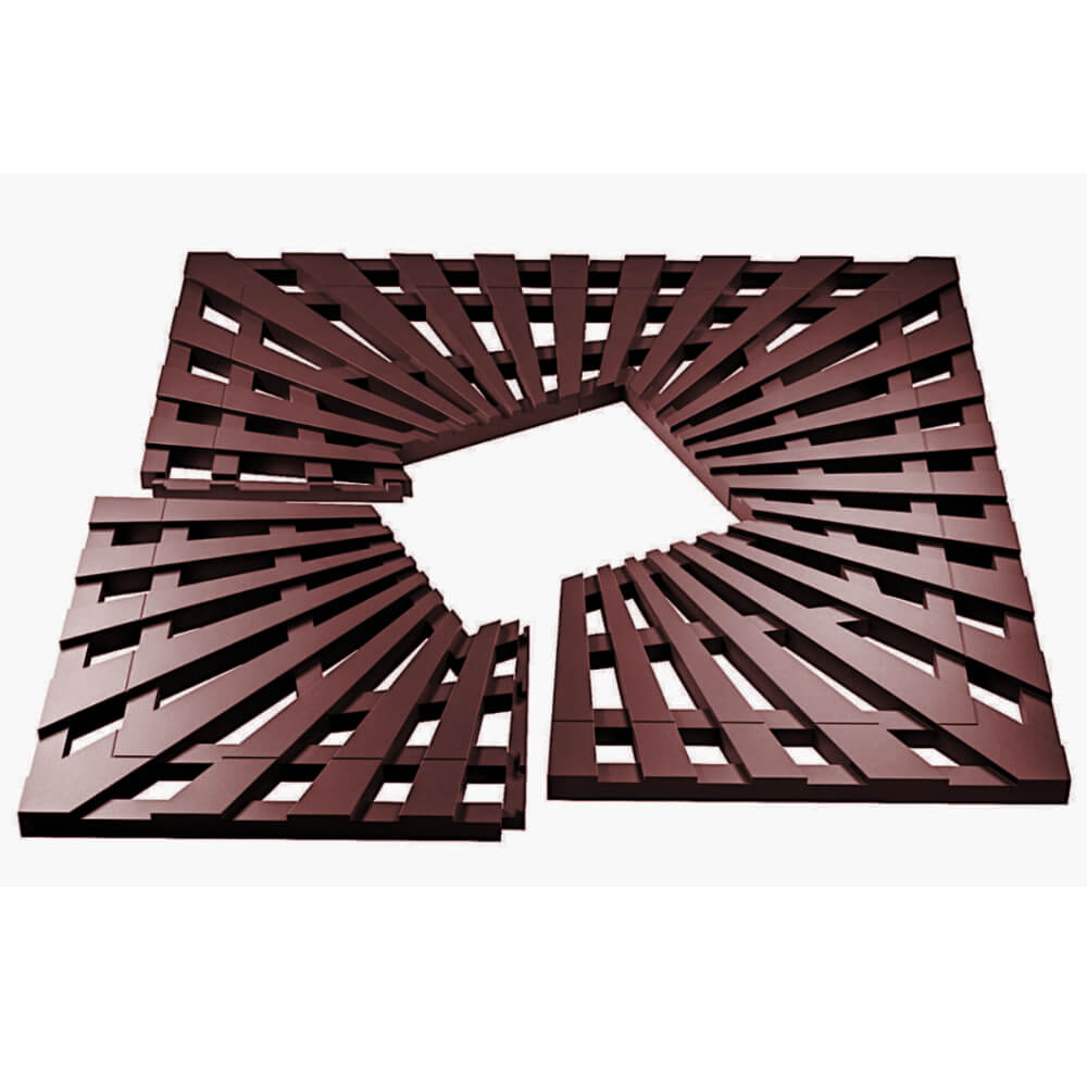 Приствольная решетка для дерева ZKING ATMOSPHERE 1.2х1.2м Коричневая в Раменском фото