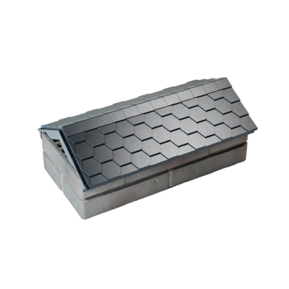 Парапет Zking Эверест Серый с посадкой на 1 кирпич (200/225/255мм) в Раменском фото