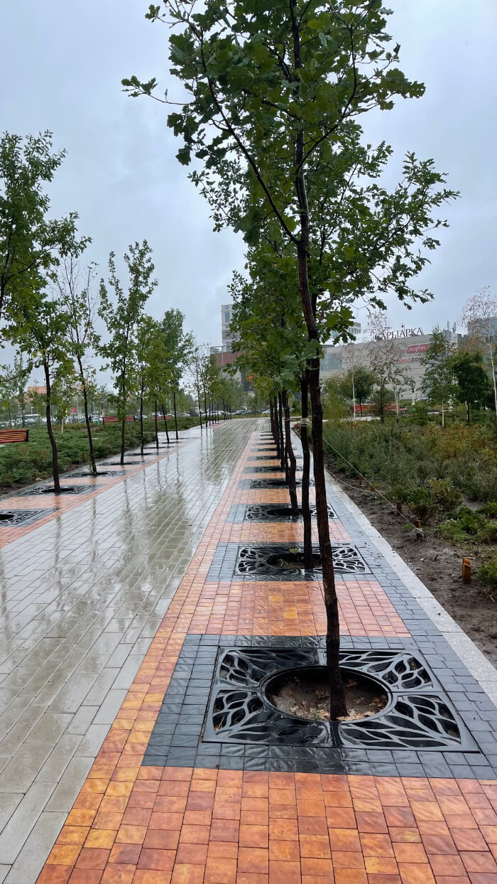 Приствольная решетка для дерева ZKING CRUST 1.2х1.2м Черная в Раменском фото