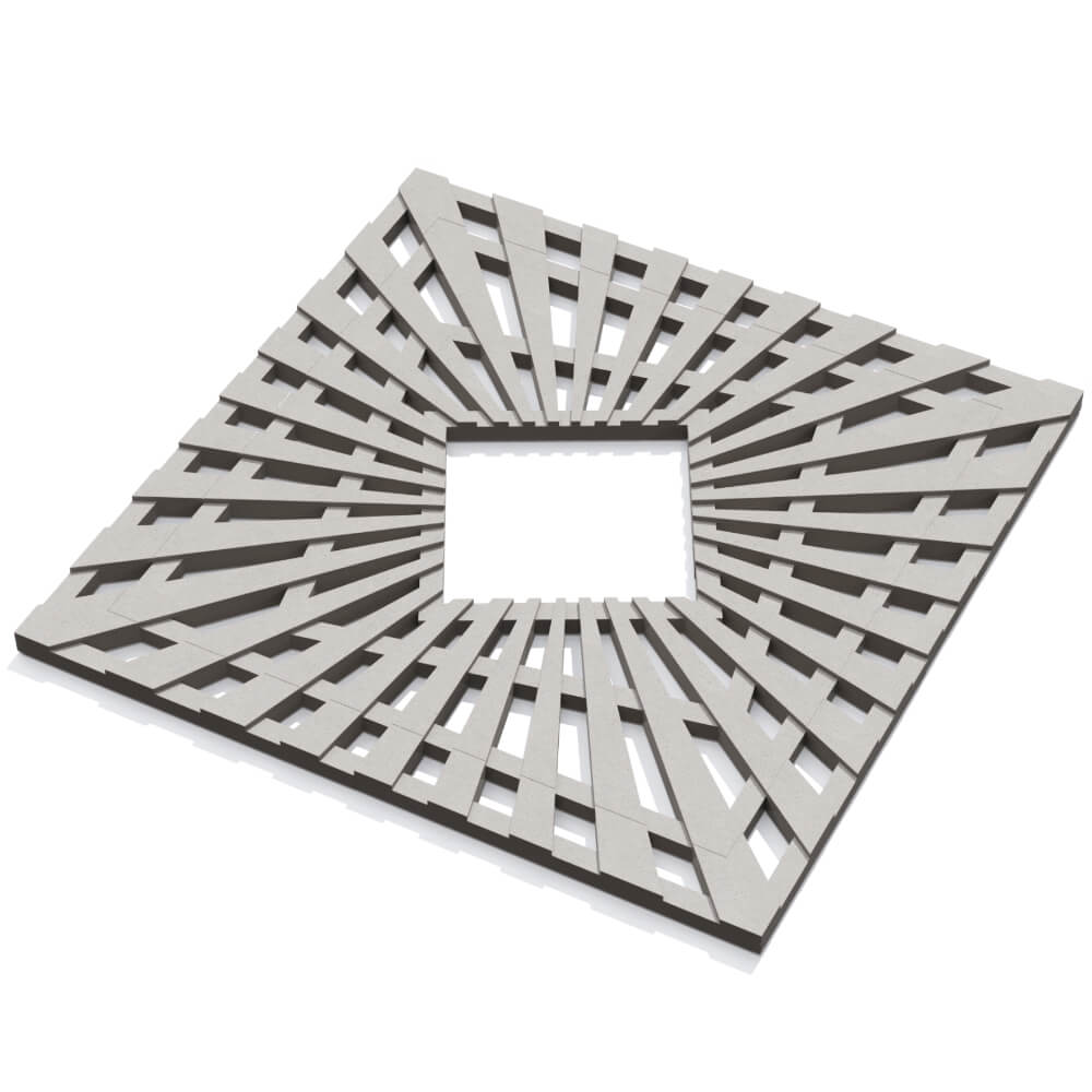 Приствольная решетка для дерева ZKING ATMOSPHERE 1.2х1.2м Бежевая в Раменском фото