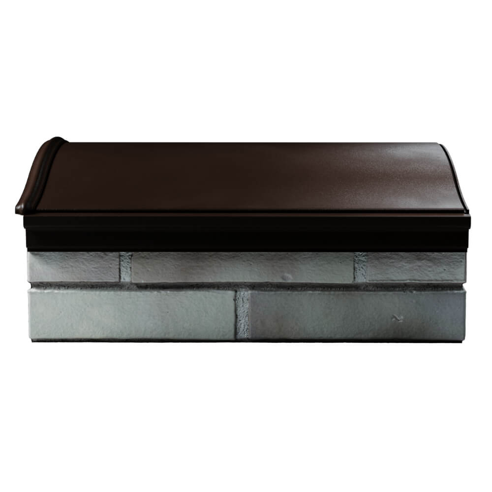 Парапет Zking Монблан Коричневый посадка на 1.5 кирпича (355/385мм) в Раменском фото