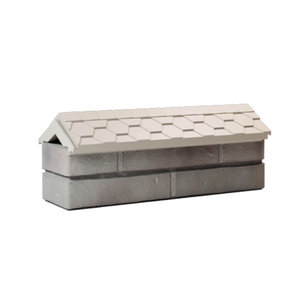 Парапет Zking Эверест Бежевый с посадкой на 0.5 кирпича (130мм) Раменское фото