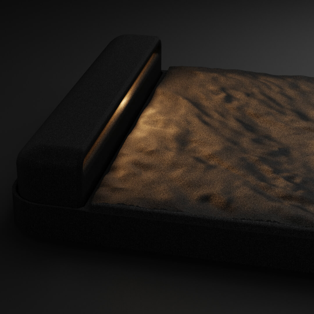 LED Светильник для шаговой плиты STONE Черный Сланец 330х75х98мм Раменское фото