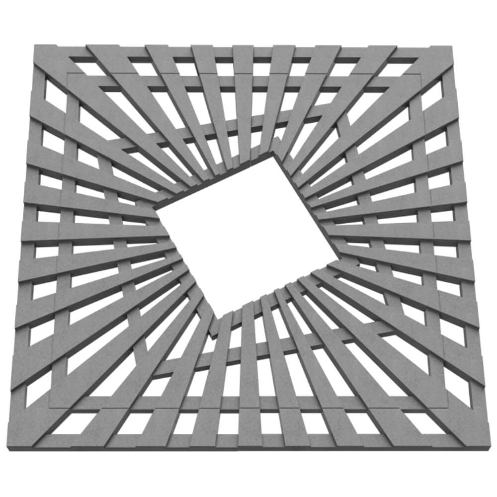 Приствольная решетка для дерева ZKING ATMOSPHERE 1.2х1.2м Серая в Раменском фото