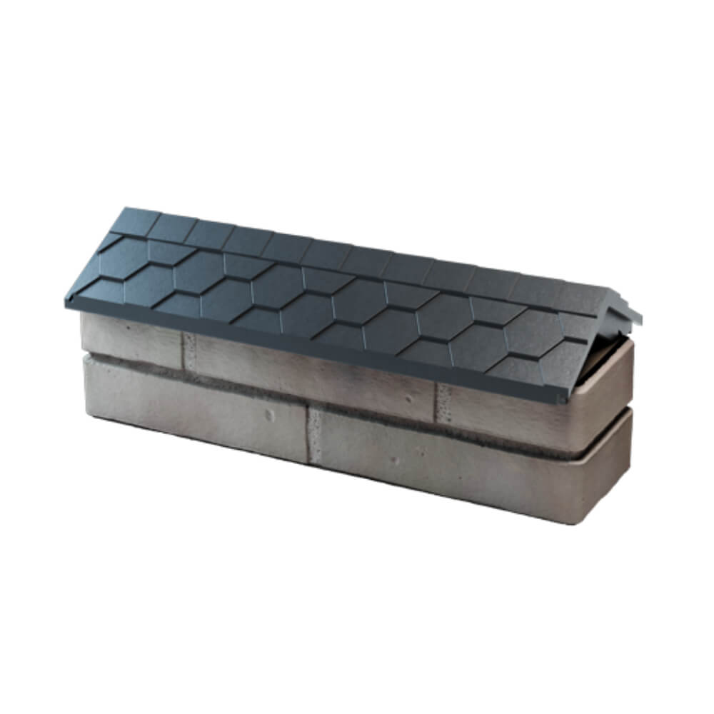 Парапет Zking Эверест Серый с посадкой на 0.5 кирпича (130мм) в Раменском фото