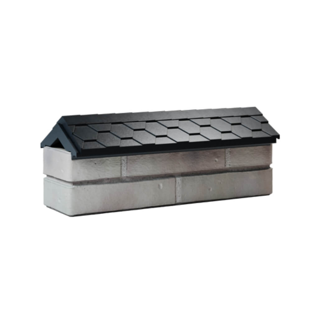 Парапет Zking Эверест Черный с посадкой на 0.5 кирпича (130мм) Раменское фото