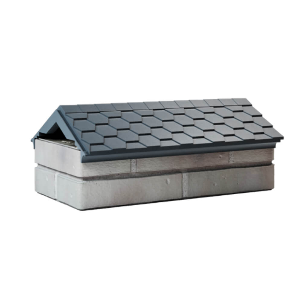 Парапет Zking Эверест Серый с посадкой на 1 кирпич (200/225/255мм) Раменское фото