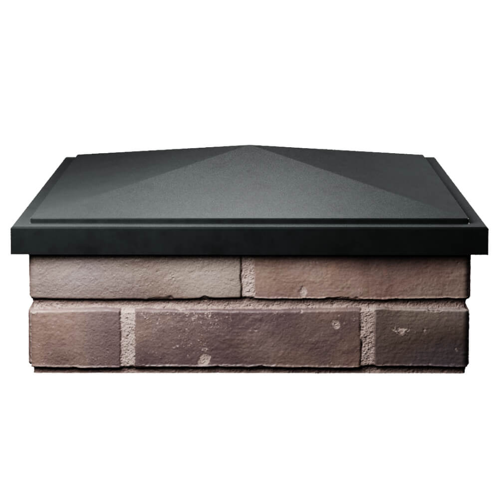 Колпак Zking БонаМоно Черный на столб 2х2 кирпича (515х515, 530х530мм) Раменское фото