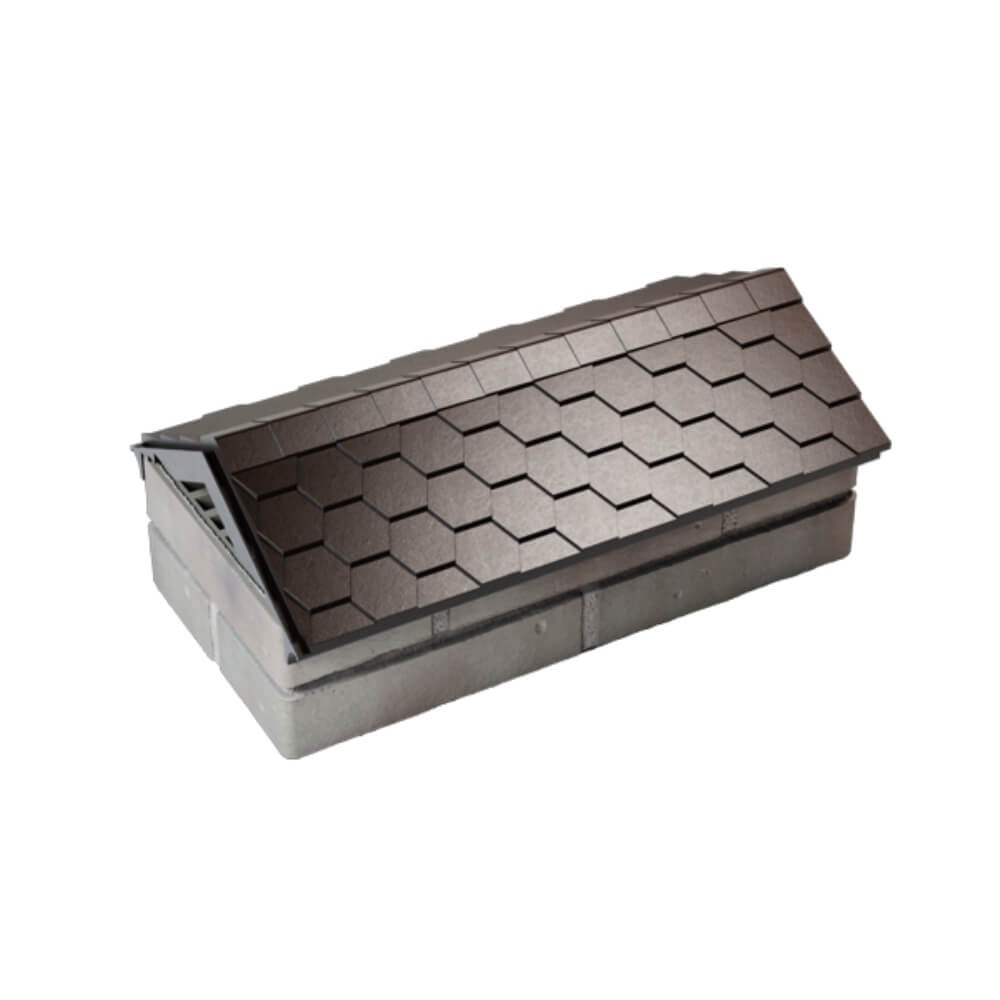 Парапет Zking Эверест Коричневый с посадкой на 1 кирпич (200/225/255мм) в Раменском фото