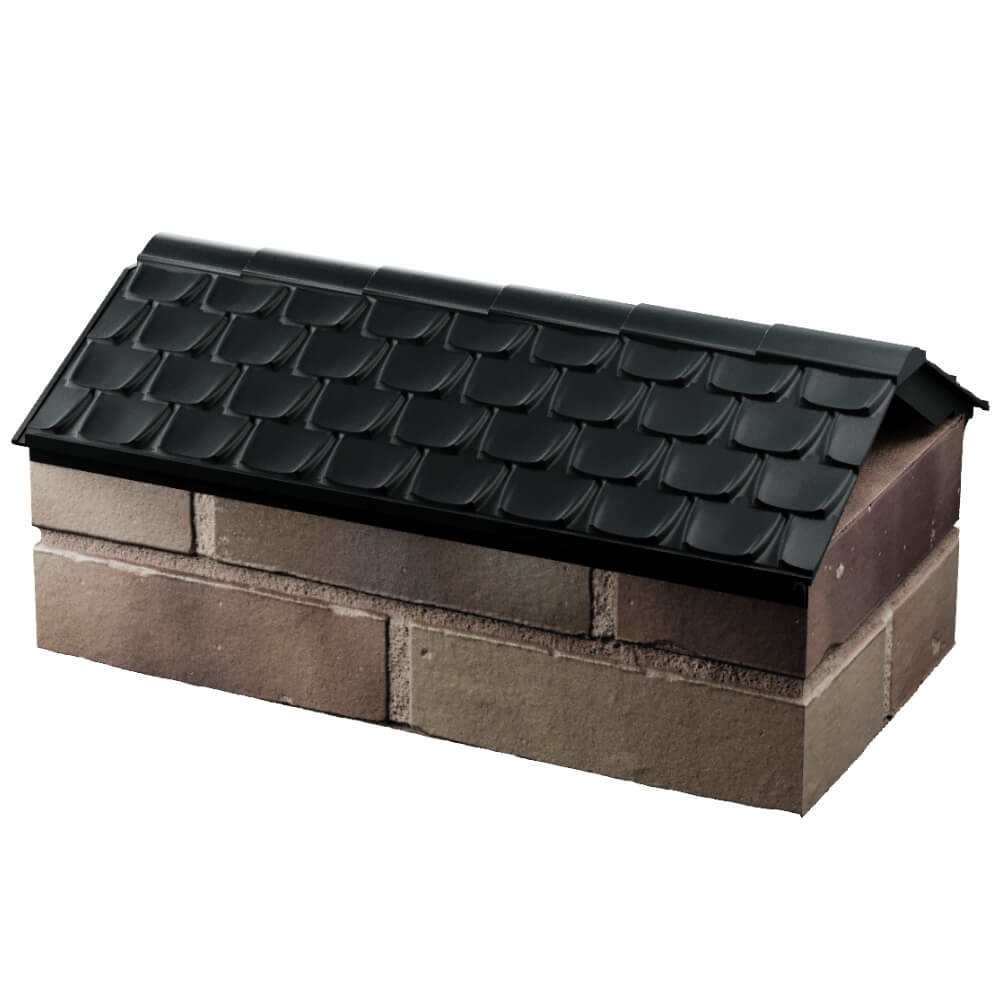 Парапет Zking Эльбрус Черный с посадкой на 1 кирпич (255мм) в Раменском фото