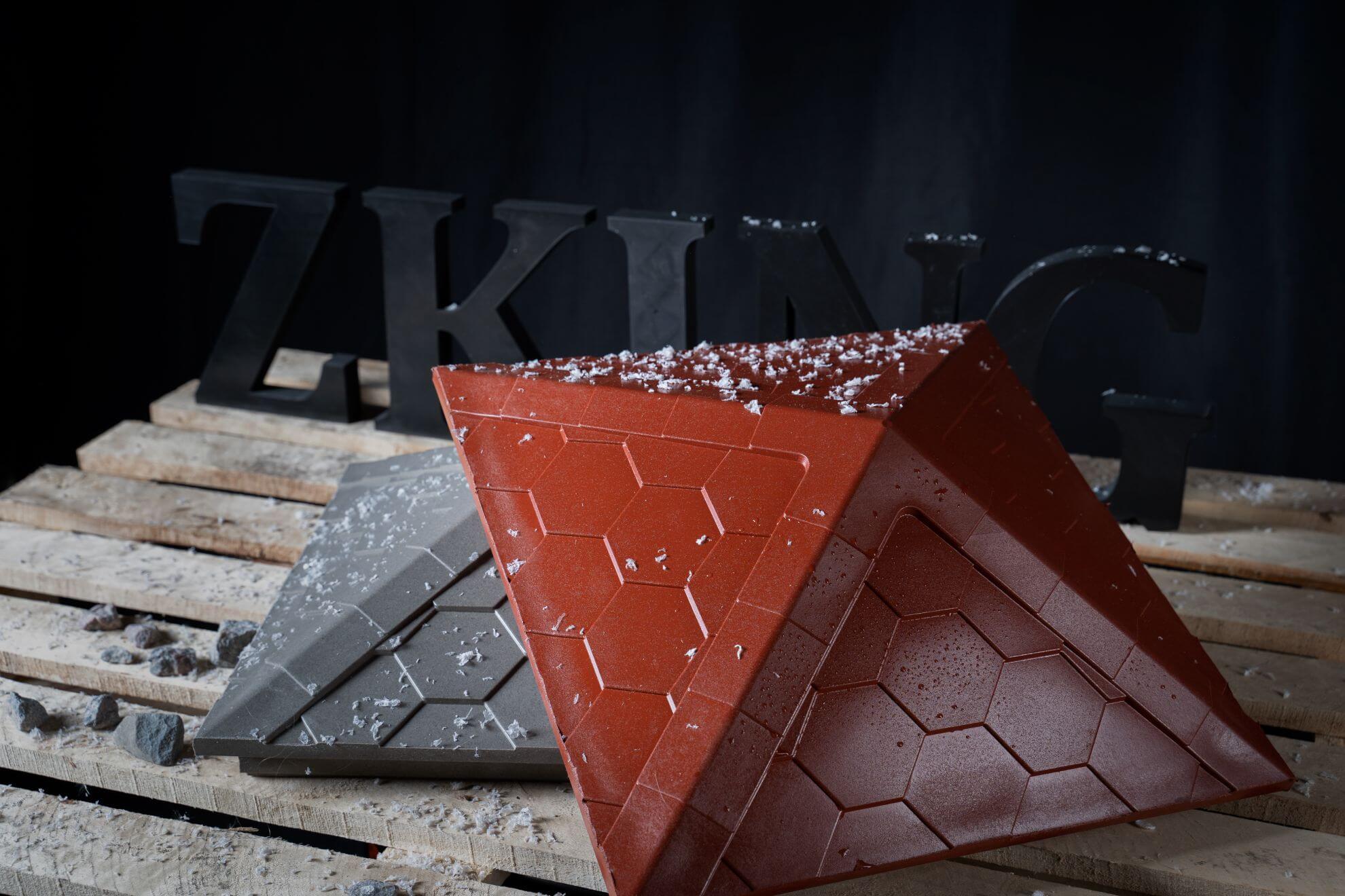 Колпак Zking Эверест Красный на столб 1.5х1.5 кирпича (390х390мм) в Раменском фото