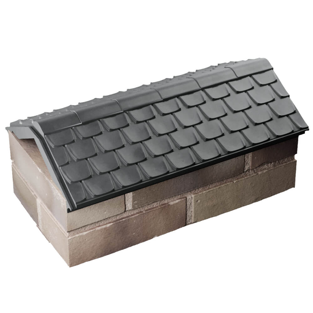 Парапет Zking Эльбрус Серый с посадкой на 1 кирпич (255мм) в Раменском фото