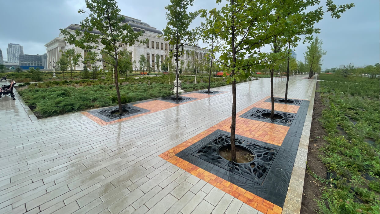 Приствольная решетка для дерева ZKING CRUST 1.2х1.2м Черная в Раменском фото