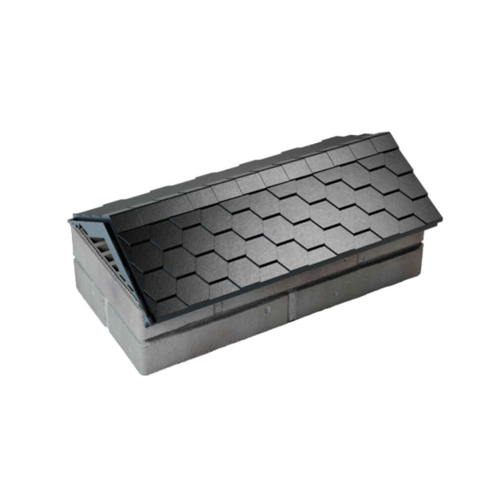 Парапет Zking Эверест Черный с посадкой на 1 кирпич (200/225/255мм) в Раменском фото