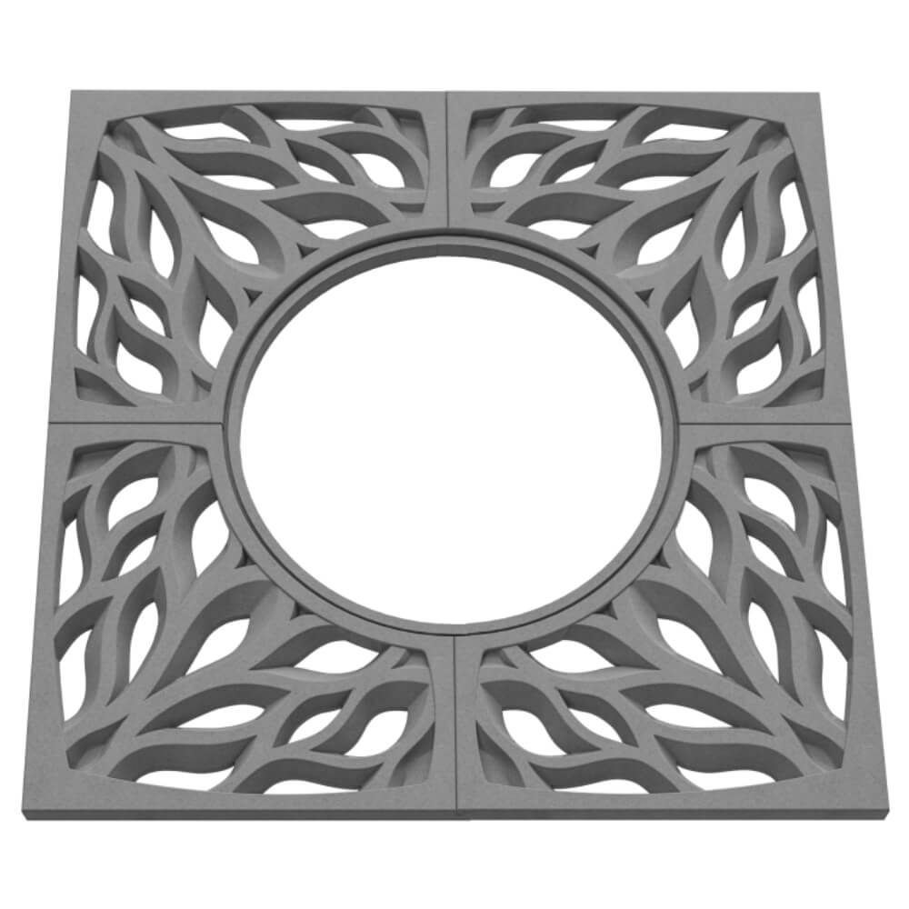 Приствольная решетка для дерева ZKING CRUST 1.2х1.2м Серая в Раменском фото