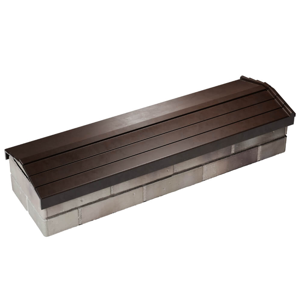 Парапет Zking Бона ХайТек Коричневый посадка на 0.5 кирпича (130мм) в Раменском фото