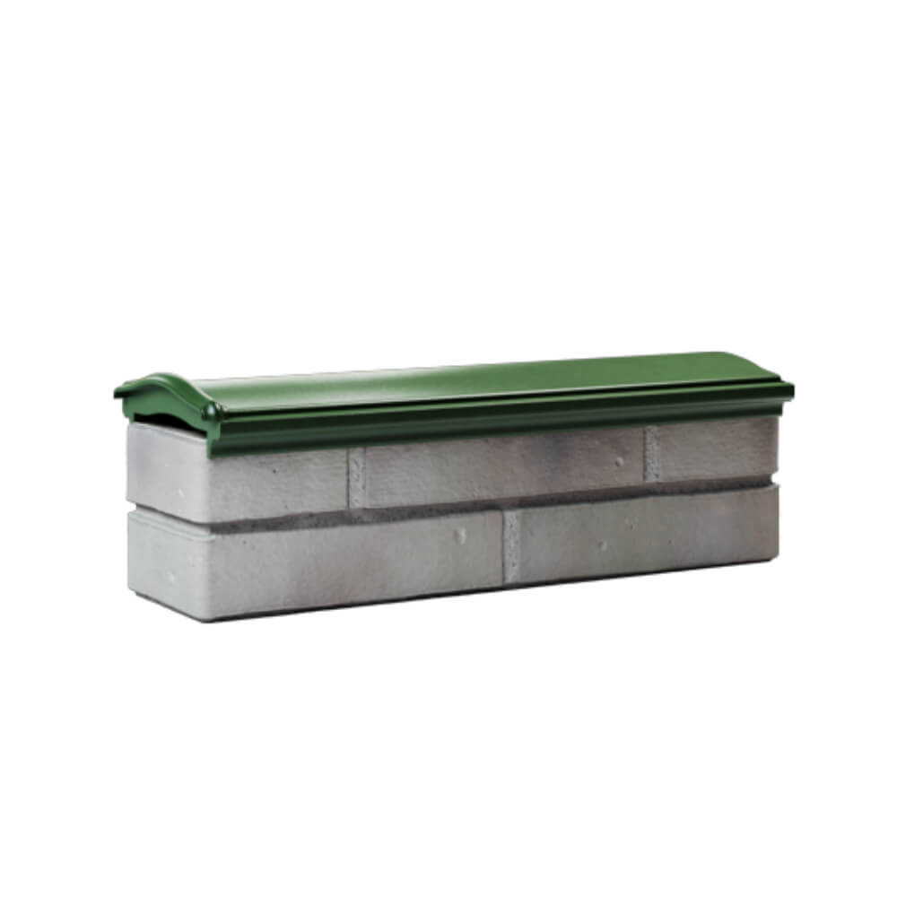 Парапет Zking Монблан Зеленый посадка на 0.5 кирпича (130мм) Раменское фото