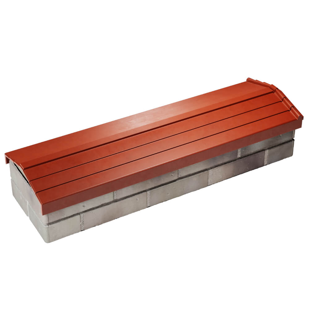 Парапет Zking Бона ХайТек Красный посадка на 0.5 кирпича (130мм) в Раменском фото