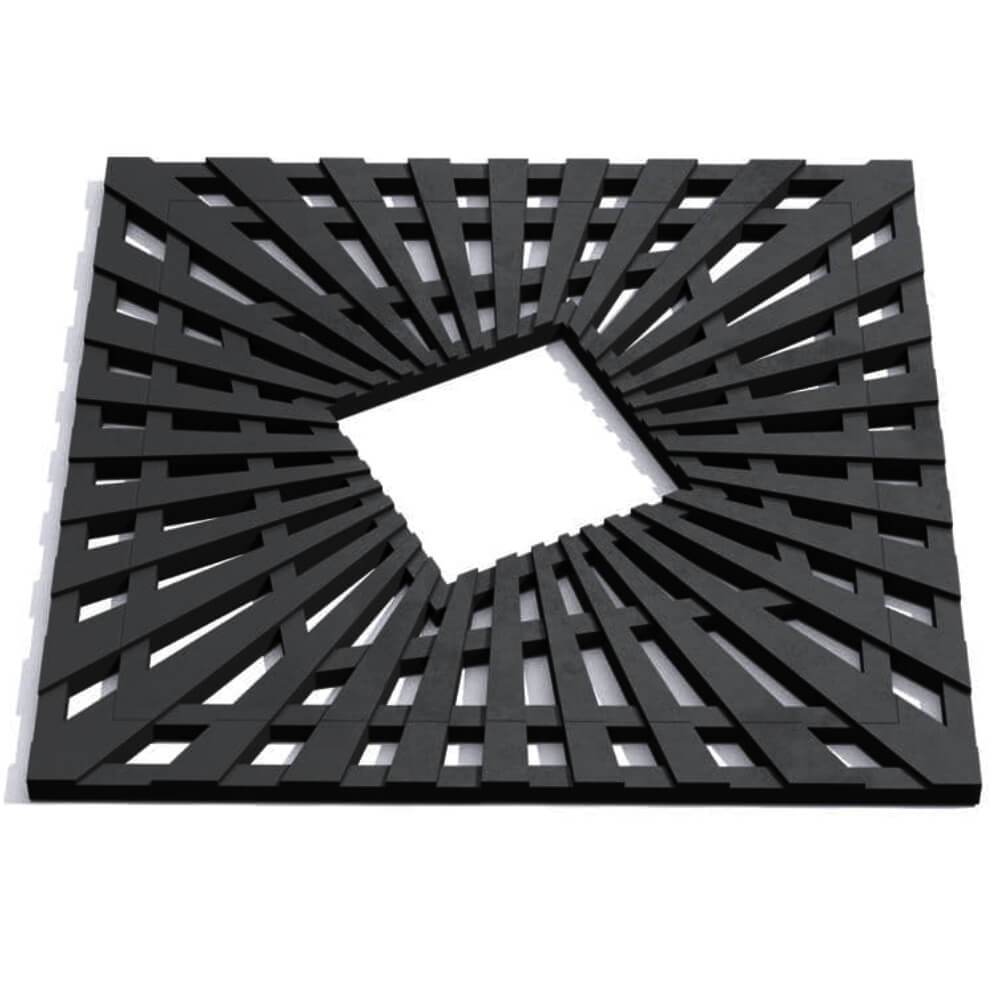 Приствольная решетка для дерева ZKING ATMOSPHERE 1.2х1.2м Черная Раменское фото