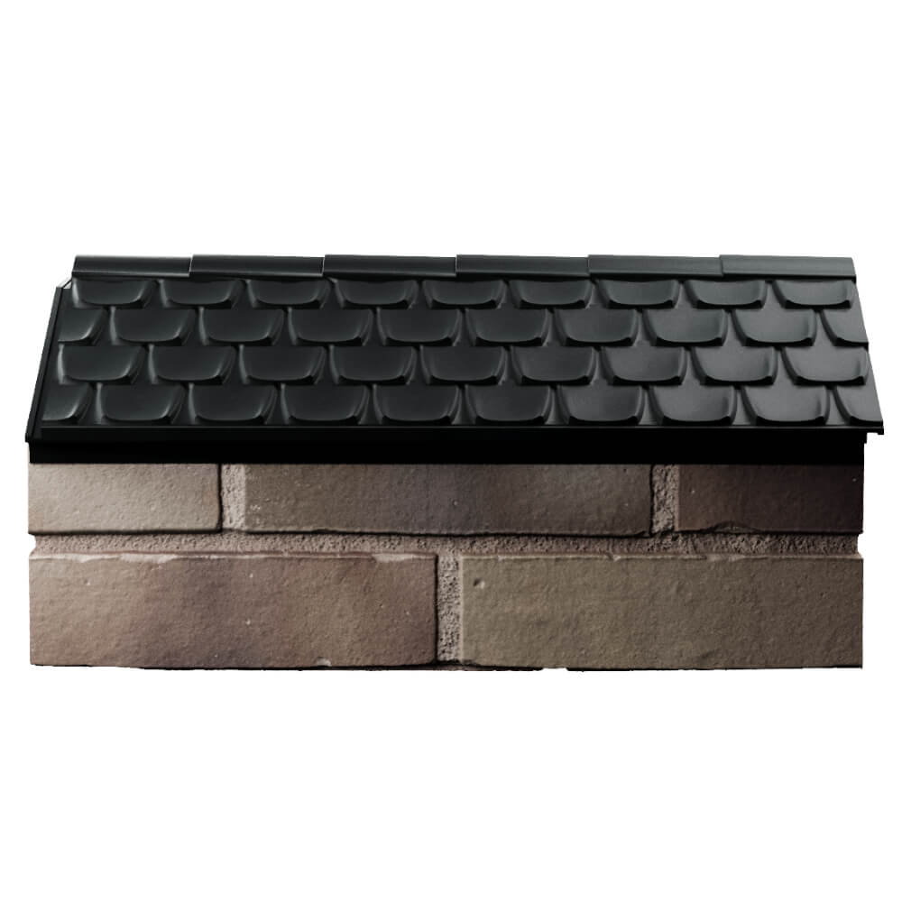 Парапет Zking Эльбрус Черный с посадкой на 1 кирпич (255мм) в Раменском фото