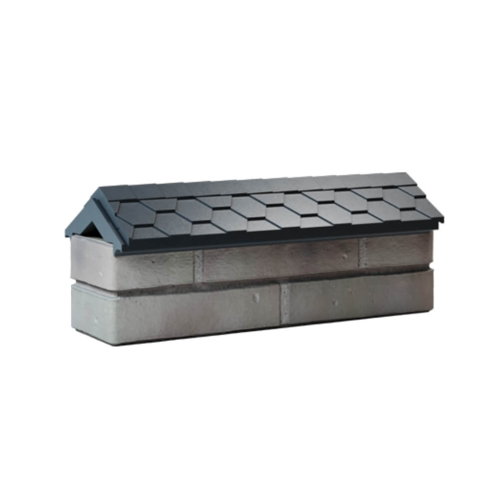 Парапет Zking Эверест Серый с посадкой на 0.5 кирпича (130мм) Раменское фото