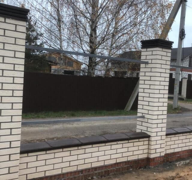 Колпак Zking Бона ХайТек Коричневый на столб 1.5х1.5 кирпича (385х385мм) в Раменском фото