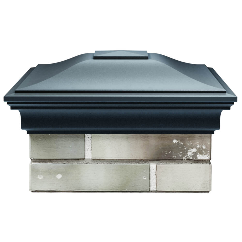 Колпак Zking Монблан Серый на столб 1.5х1.5 кирпича (385х385мм) Раменское фото