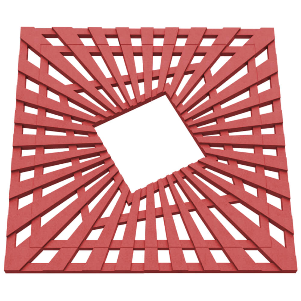 Приствольная решетка для дерева ZKING ATMOSPHERE 1.2х1.2м Красная в Раменском фото