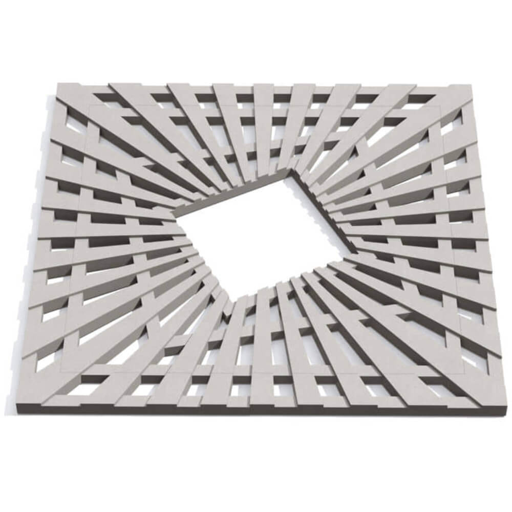 Приствольная решетка для дерева ZKING ATMOSPHERE 1.2х1.2м Бежевая Раменское фото