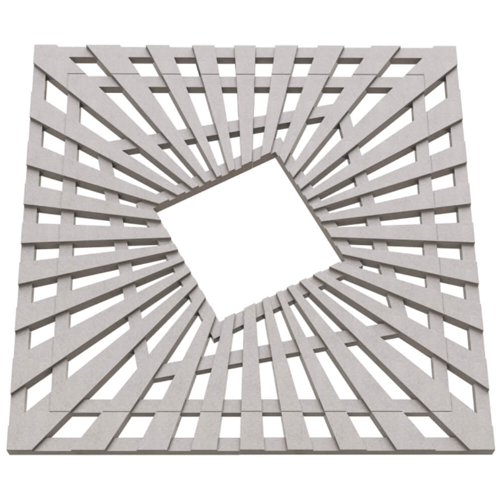 Приствольная решетка для дерева ZKING ATMOSPHERE 1.2х1.2м Бежевая в Раменском фото