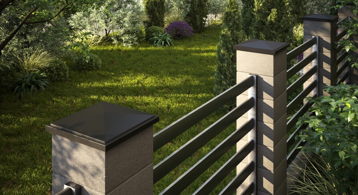 Колпак Zking БонаМоно Коричневый на столб 1.5х1.5 кирпича (385х385, 400х400мм) в Раменском фото