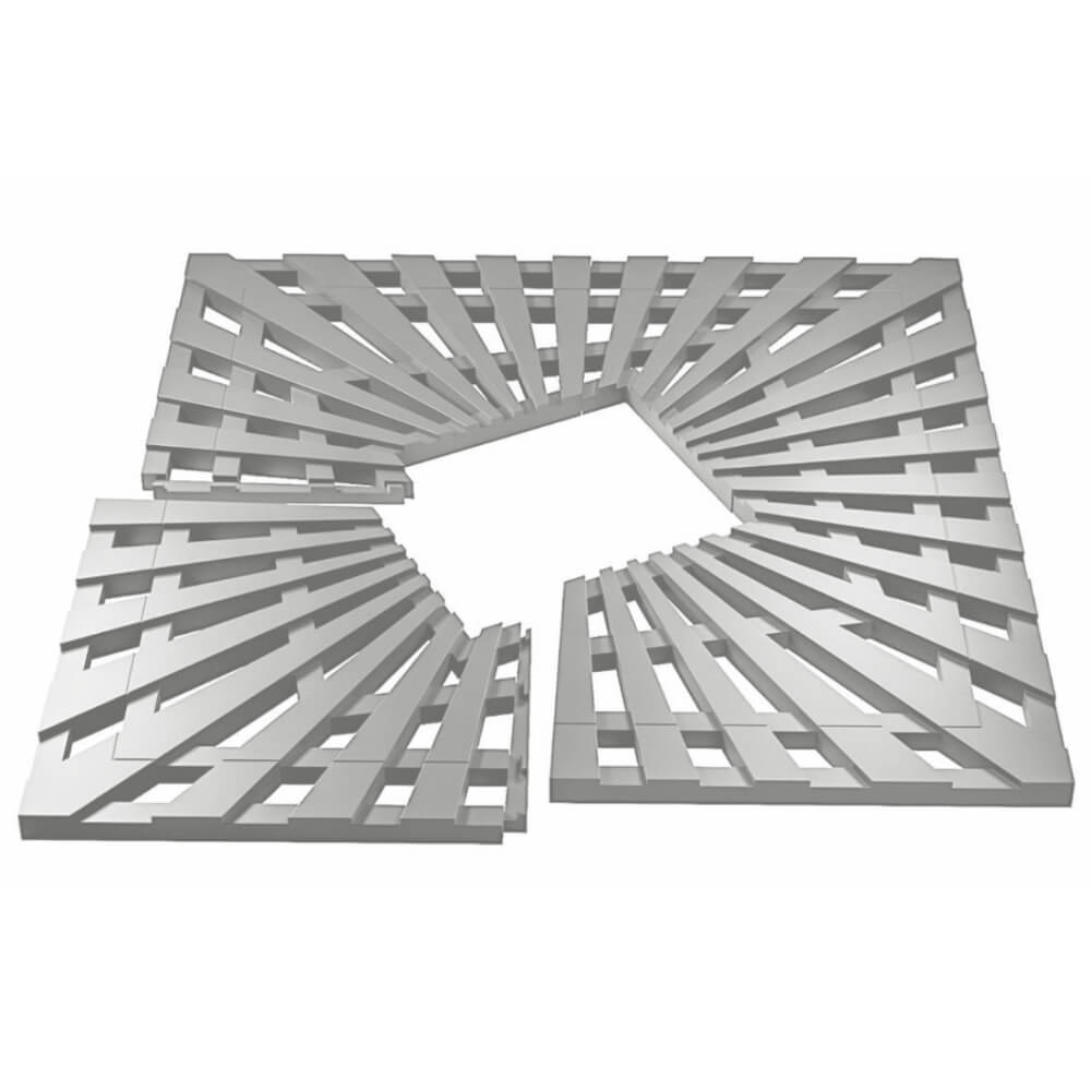 Приствольная решетка для дерева ZKING ATMOSPHERE 1.2х1.2м Бежевая в Раменском фото