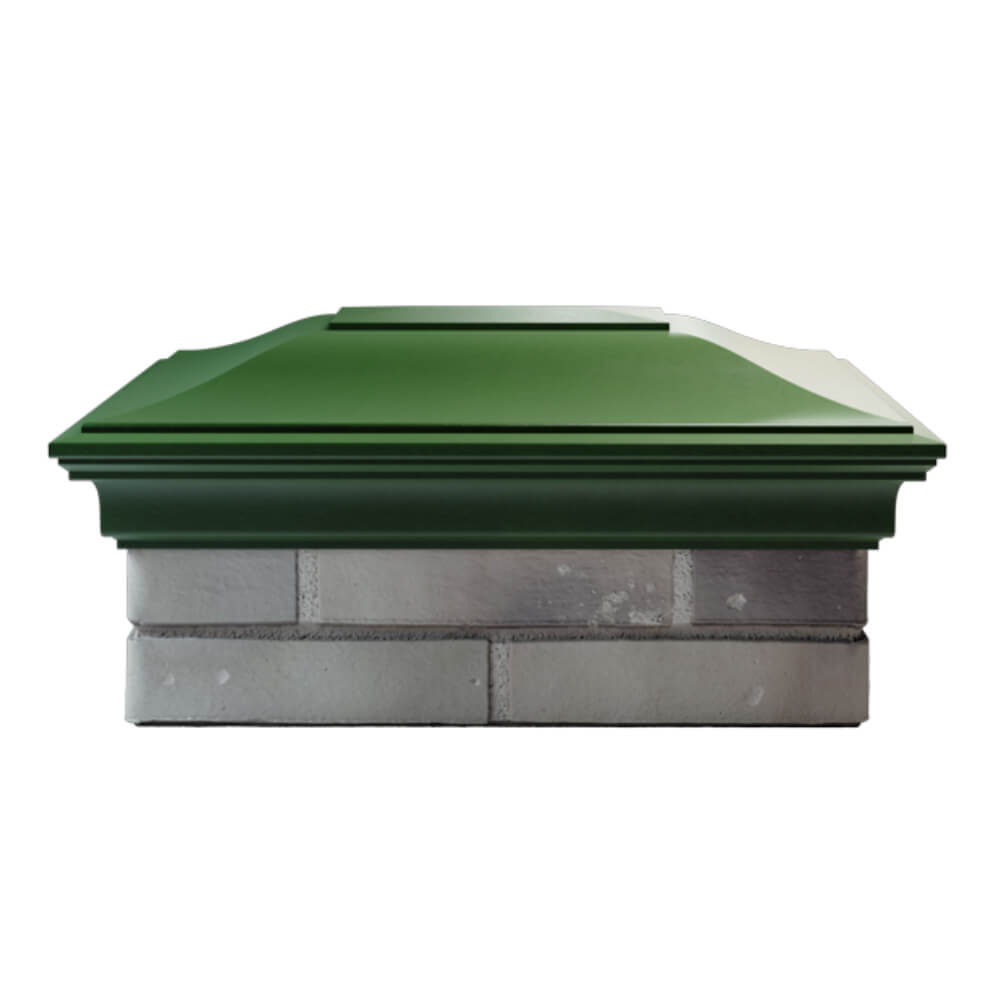 Колпак Zking Монблан Зеленый на столб 2х1.5 кирпича (515х385мм) в Раменском фото