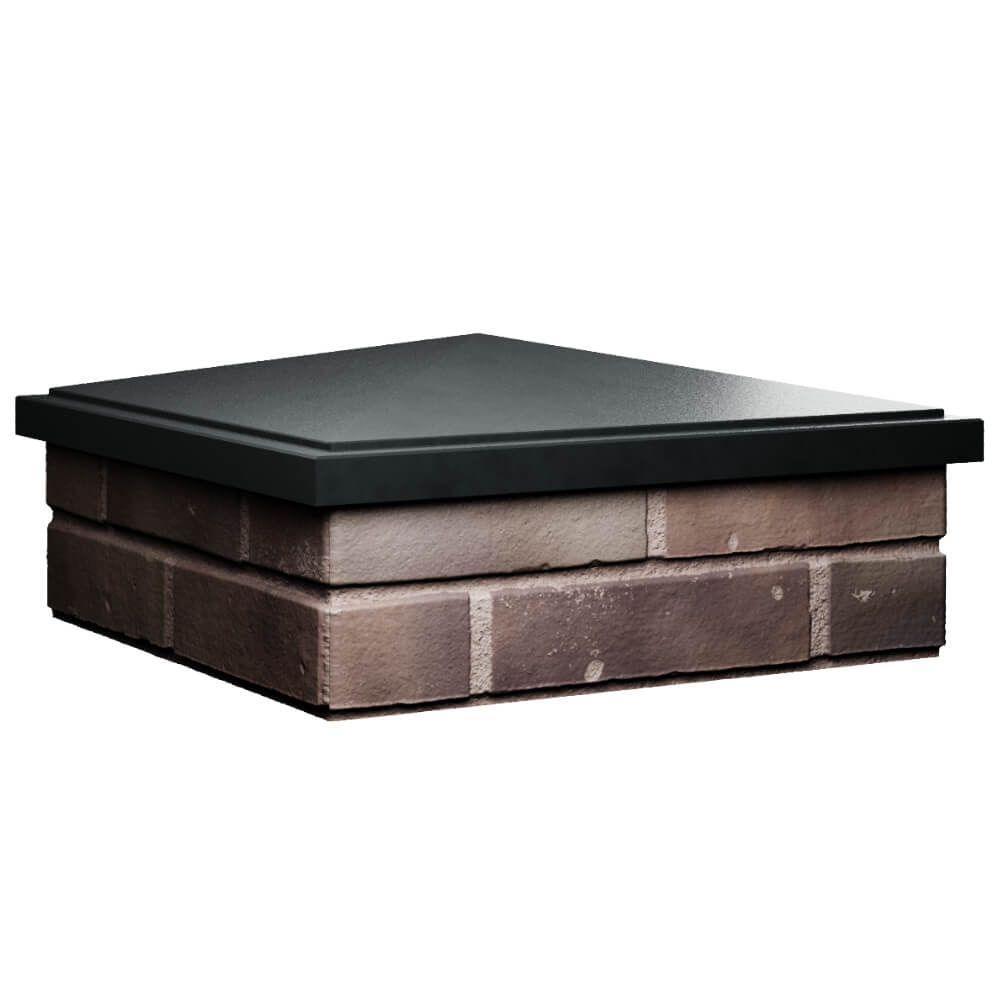 Колпак Zking БонаМоно Черный на столб 2х2 кирпича (515х515, 530х530мм) в Раменском фото