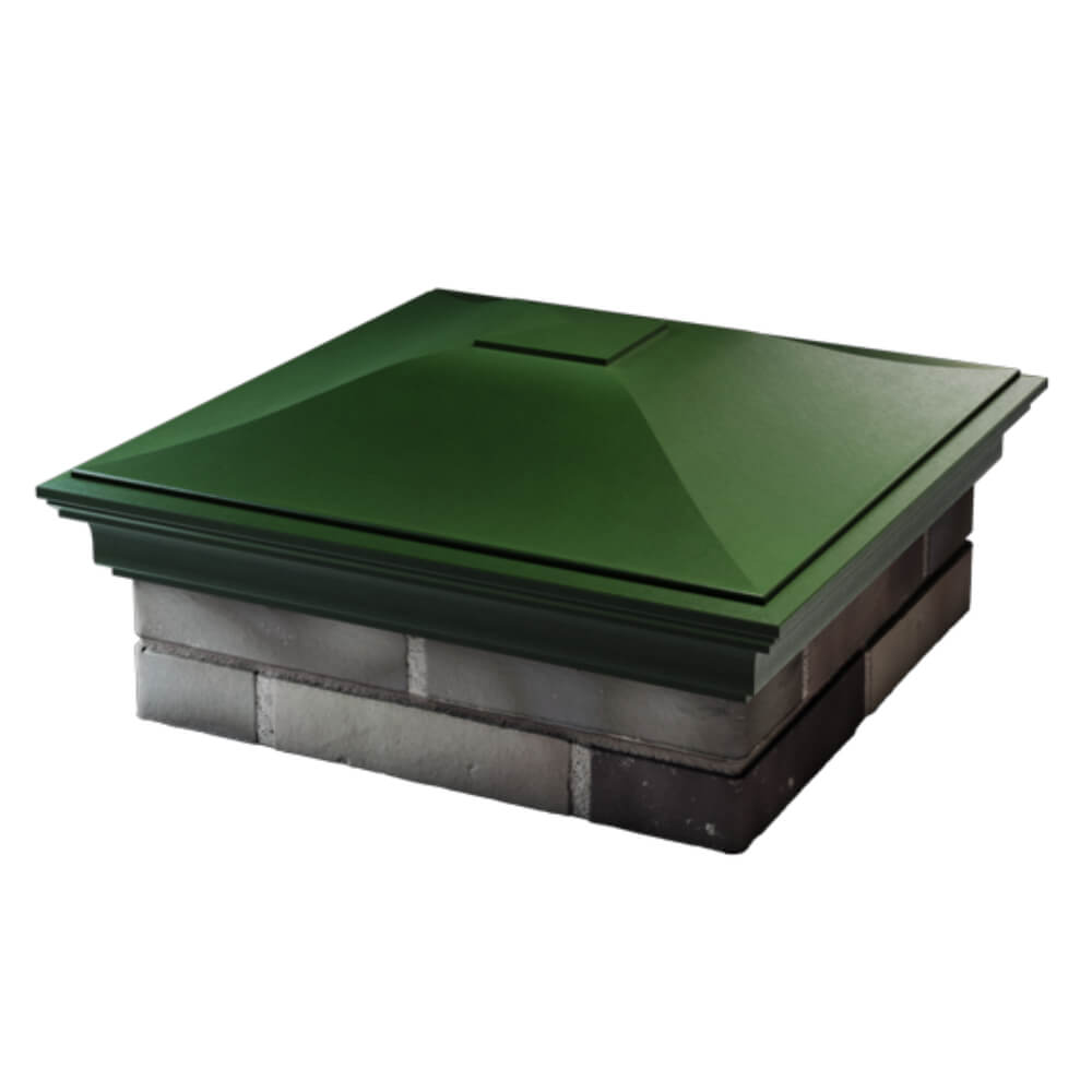 Колпак Zking Монблан Зеленый на столб 2х2 кирпича (515х515мм) в Раменском фото