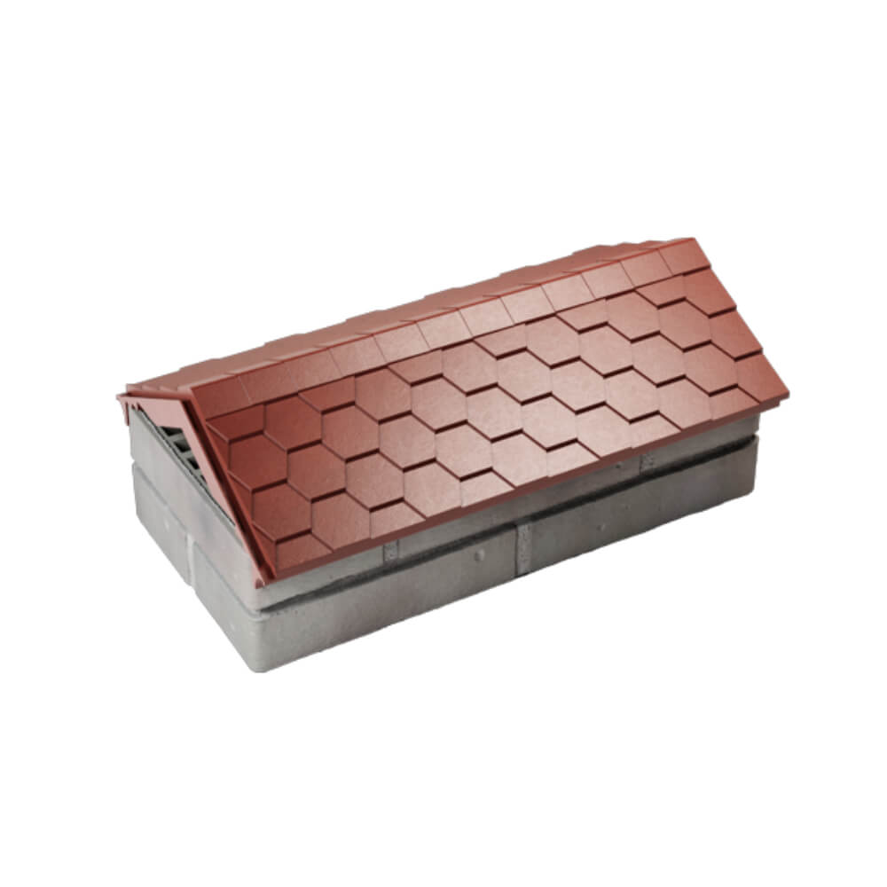 Парапет Zking Эверест Красный с посадкой на 1 кирпич (200/225/255мм) в Раменском фото