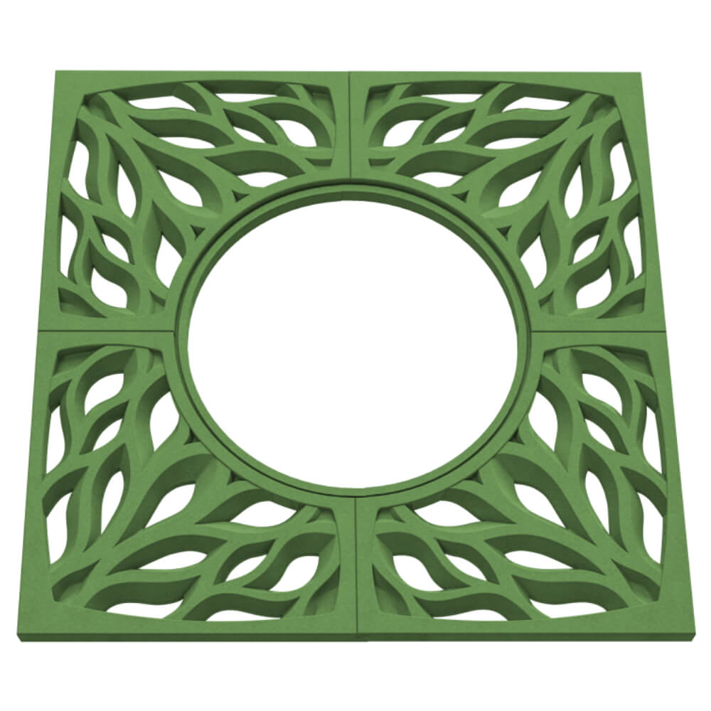 Приствольная решетка для дерева ZKING CRUST 1.2х1.2м Зеленая в Раменском фото