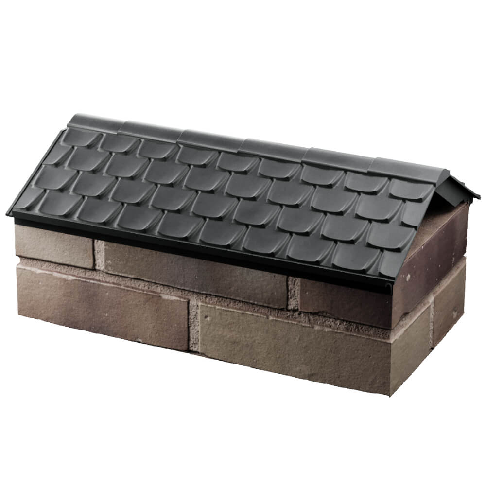 Парапет Zking Эльбрус Серый с посадкой на 1 кирпич (255мм) в Раменском фото