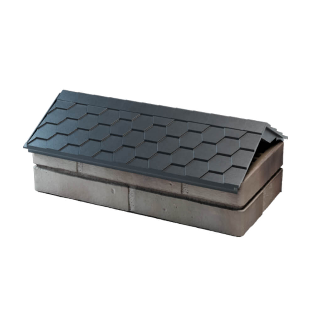 Парапет Zking Эверест Серый с посадкой на 1 кирпич (200/225/255мм) в Раменском фото