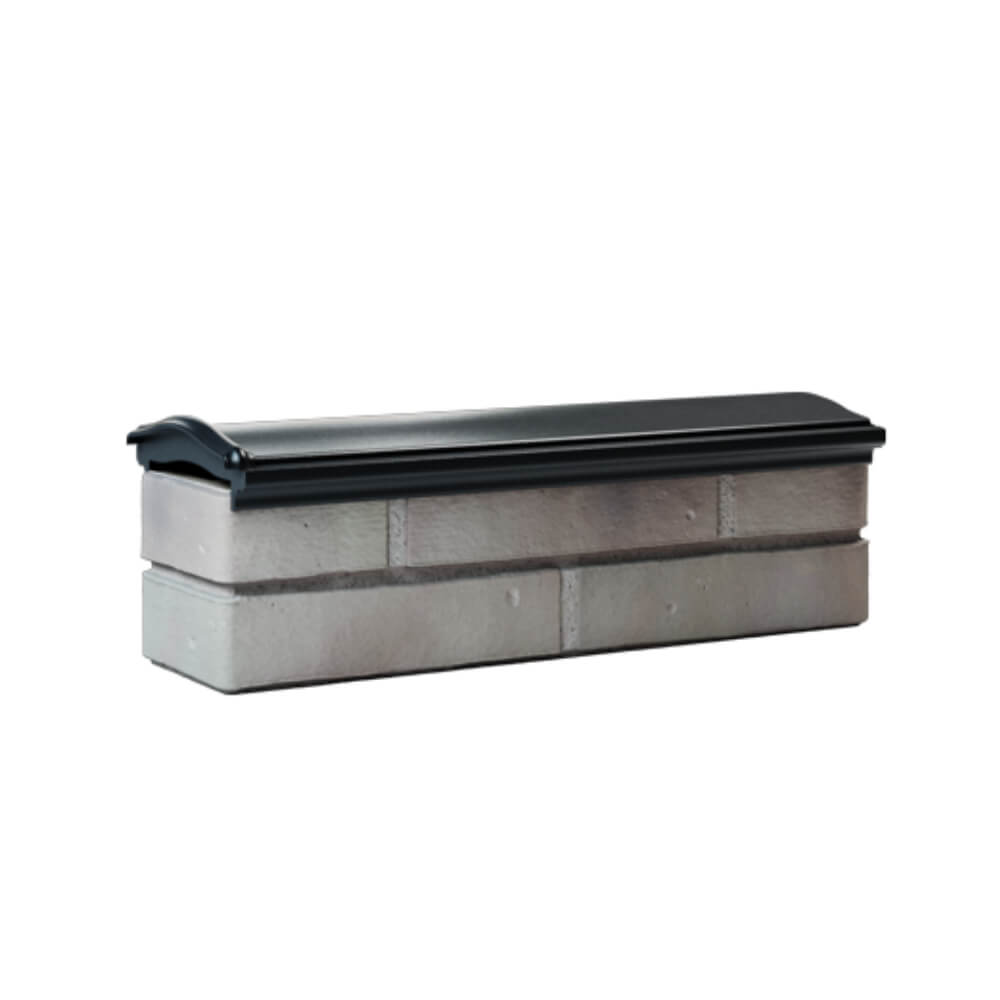 Парапет Zking Монблан Черный посадка на 0.5 кирпича (130мм) Раменское фото