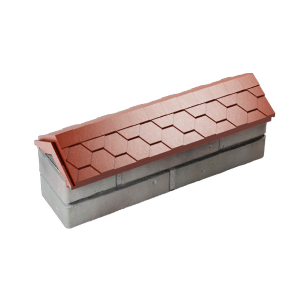 Парапет Zking Эверест Красный с посадкой на 0.5 кирпича (130мм) в Раменском фото