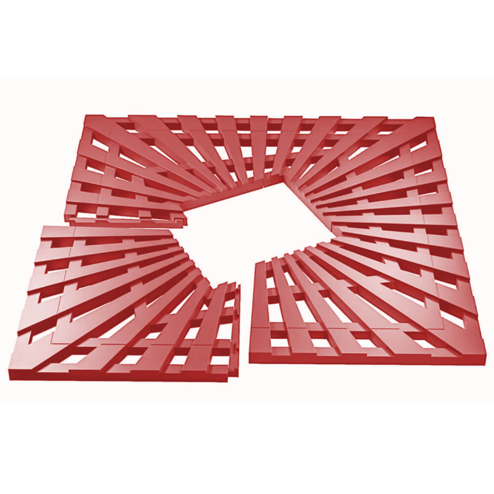 Приствольная решетка для дерева ZKING ATMOSPHERE 1.2х1.2м Красная в Раменском фото