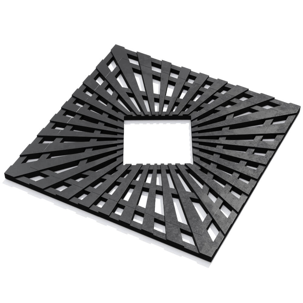 Приствольная решетка для дерева ZKING ATMOSPHERE 1.2х1.2м Черная в Раменском фото