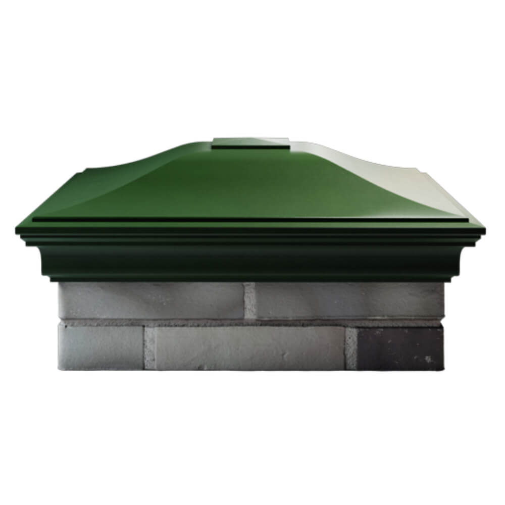 Колпак Zking Монблан Зеленый на столб 2х2 кирпича (515х515мм) в Раменском фото