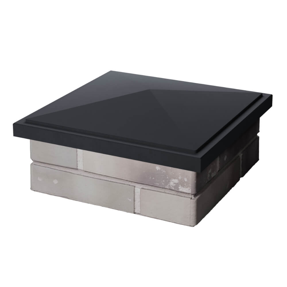 Колпак Zking БонаМоно Серый на столб 1.5х1.5 кирпича (385х385, 400х400мм) в Раменском фото